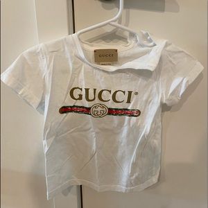 Baby T-shirt with Gucci logo